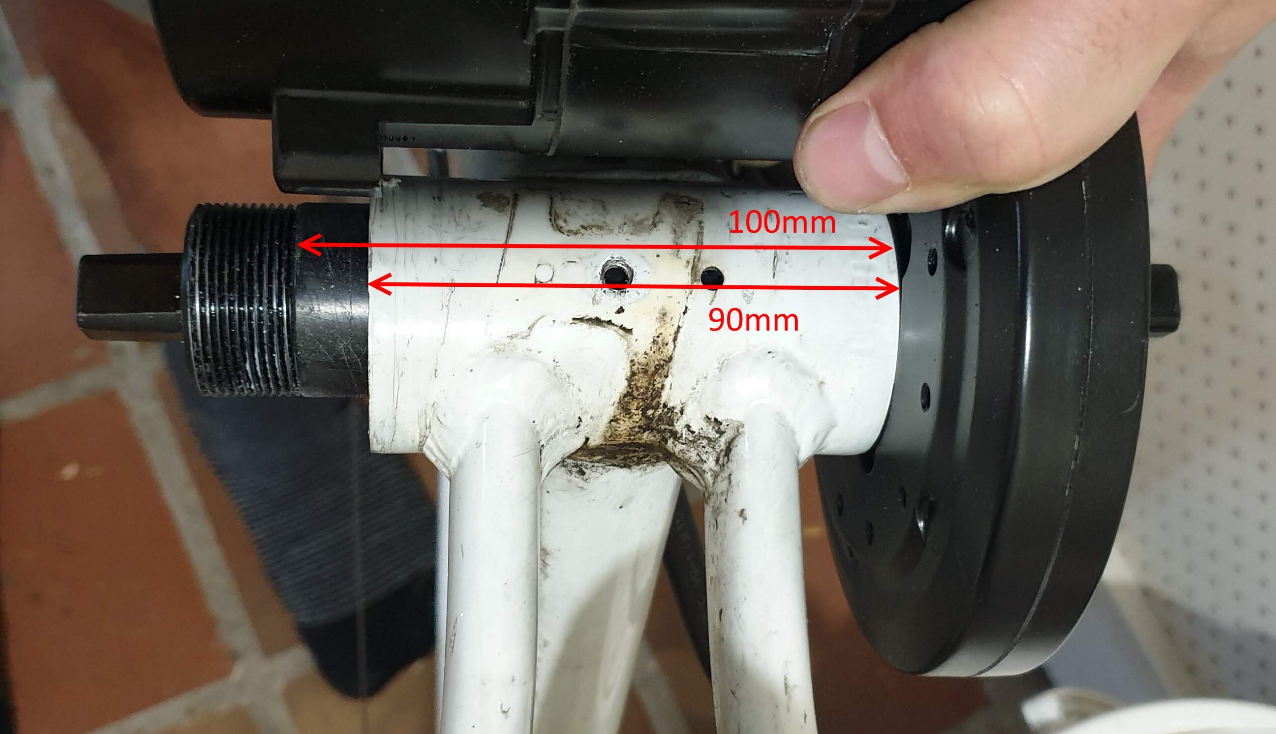 Bottom Bracket Width with motor Bottom Bracket Width with motor