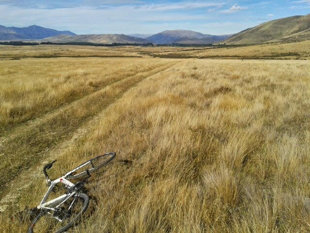 Bike in south island New Zealand Bike in south island New Zealand