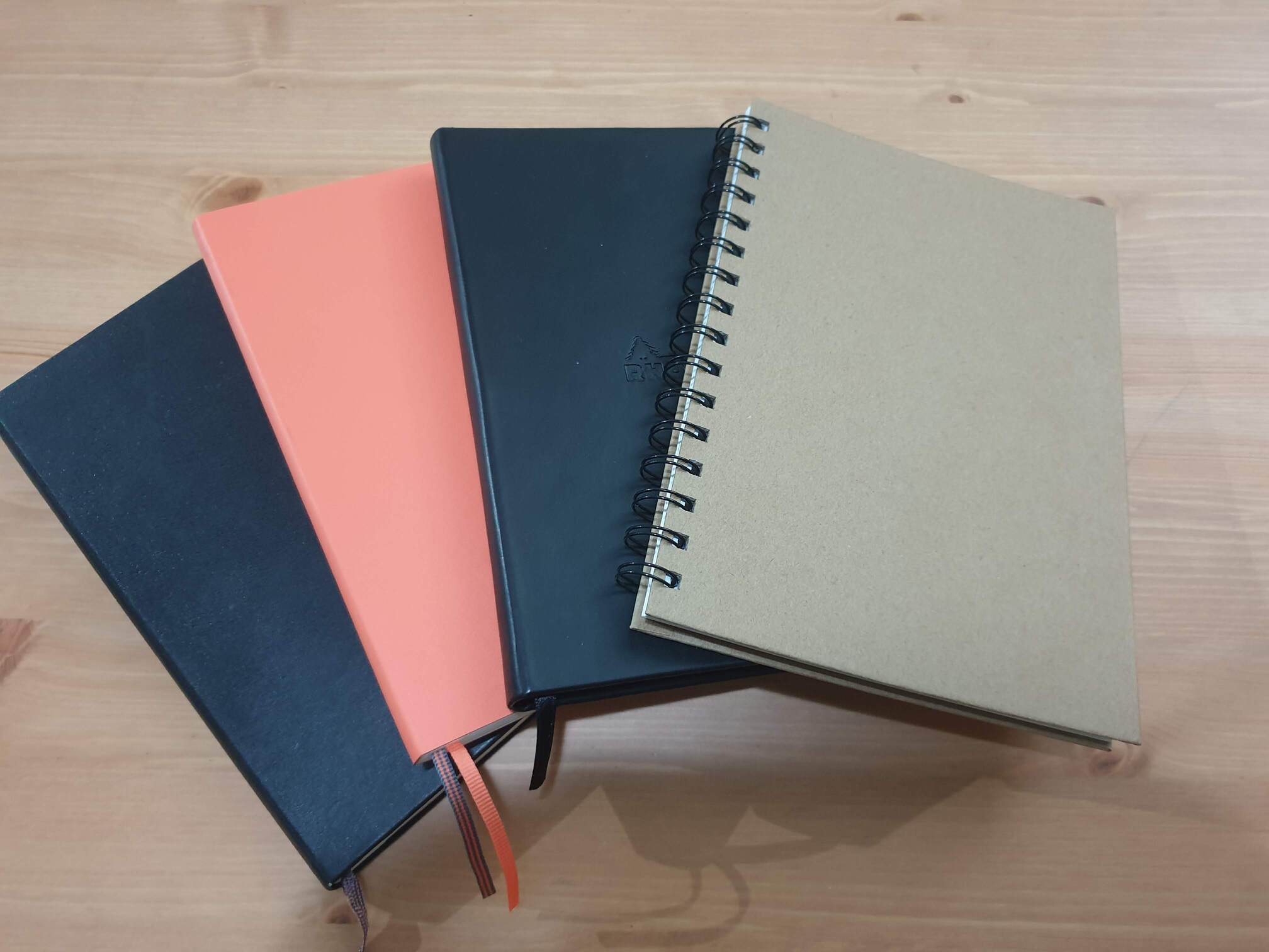 All notebooks fanned out All notebooks fanned out