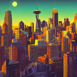 game image (perfect because the tower is seattle)